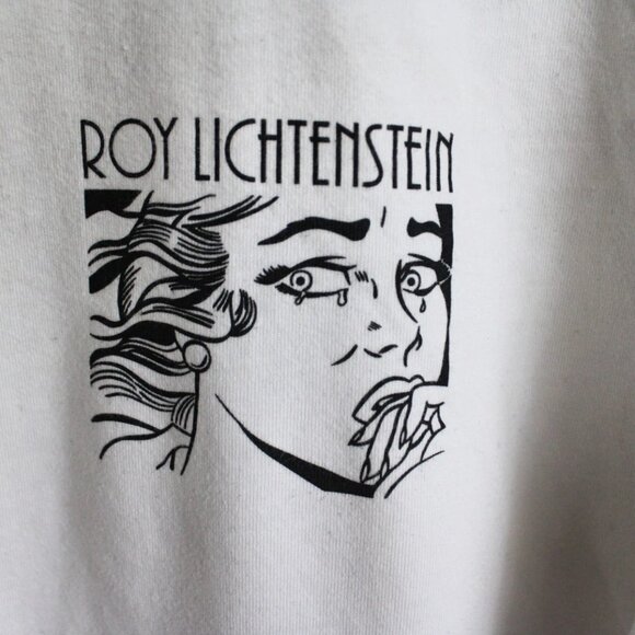 Roy Lichtenstein x Uniqlo - Crying Girl Shirt Men’s Large - Pop Art / Graphic - Picture 4 of 5
